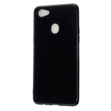 For OPPO F5/F7 Cellphone Cover Soft TPU Mobile Phone Case Screen Protector with Shock Absorption Technology Bright black