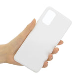 For Samsung A01/ A11/A21/A41/A51/A71/A81/A91 Mobile Phone Case Lovely Candy Color Matte TPU Anti-scratch Non-slip Protective Cover Back Case 2 white