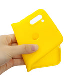 For Samsung A01/ A11/A21/A41/A51/A71/A81/A91 Mobile Phone Case Lovely Candy Color Matte TPU Anti-scratch Non-slip Protective Cover Back Case 3 yellow