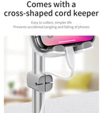 Mobile Phone Stand Holder for iPhone iPad Air Smartphone Metal Desk Desktop Phone Mount Holder for Xiaomi Huawei Tablet Silver