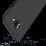 For Samsung J4 Plus/ J4 Prime 3 in 1 360 Degree Non-slip Shockproof Full Protective Case Red black red_Samsung J4 Plus/ J4 Prime