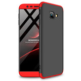 For Samsung J4 Plus/ J4 Prime 3 in 1 360 Degree Non-slip Shockproof Full Protective Case Red black red_Samsung J4 Plus/ J4 Prime