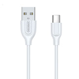 JOYROOM S-L352 2.4A Output Charging Charger Data Sync Micro USB Data Cable - white Type-C
