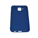 for Samsung A6 2018 Lovely Candy Color Matte TPU Anti-scratch Non-slip Protective Cover Back Case Navy