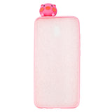 For Redmi 8/8A/5/Note 8T Mobile Phone Case Cute Cellphone Shell Soft TPU Cover with Cartoon Pig Duck Bear Kitten Lovely Pattern Rose