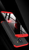 For Samsung A6 Plus 2018 Ultra Slim 360 Degree Non-slip Shockproof Full Protective Case Rose gold