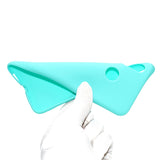 For HUAWEI Y6 2019 Lovely Candy Color Matte TPU Anti-scratch Non-slip Protective Cover Back Case Light blue