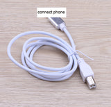 iOS 13 Charging Cable MIDI USB OTG Type B Keyboard Adapter for iPhone X XS MAX XR 8 7 6 Electric Piano Audio Connector