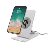 Mobile Phone Holder Wireless Charger Adjustable Mobile Phobe Bracket Vertical wireless charging Suitable for Apple Samsung Pink