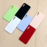 For Samsung A7 2018/A920 Smartphone Case Soft TPU Precise Cutouts Anti-slip Overal Protection Cellphone Cover  Bright black