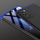 For Samsung Note 20/Note 20 Ultra/M31S Mobile Phone Cover 360 Degree Full Protection Phone Case Blue black blue
