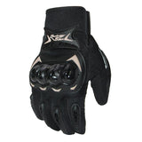 Touch Screen Full Finger Racing Motorcycle Gloves Bike Gloves Touch screen orange_M