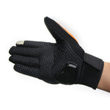 Touch Screen Full Finger Racing Motorcycle Gloves Bike Gloves Touch screen orange_M