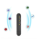 MINI UV Sterilization Lamp Portable USB Disinfection Germicidal Light for Home Office black