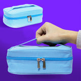 UV Cleaner Box Sanitizer Bag Disinfector LED Disinfection Underwear Sterilization Pouch  Light blue_One size