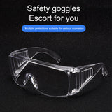 Safety Glasses Anti-shock Lens Goggles Anti-Dust Windproof Protective Glasses Working Eyewear Transparent
