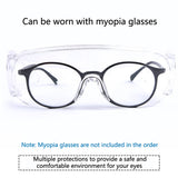 Safety Glasses Anti-shock Lens Goggles Anti-Dust Windproof Protective Glasses Working Eyewear Transparent