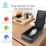 Sterilizer Box UV Disinfection Box Pedicure Manicure Box Boxes Sterilizing Steel Metal Nipper Equipment Cleaner Tools black
