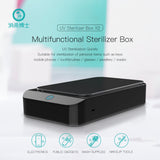 Sterilizer Box UV Disinfection Box Pedicure Manicure Box Boxes Sterilizing Steel Metal Nipper Equipment Cleaner Tools black