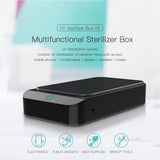 Sterilizer Box UV Disinfection Box Pedicure Manicure Box Boxes Sterilizing Steel Metal Nipper Equipment Cleaner Tools black