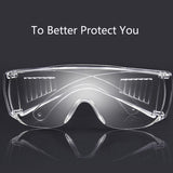 Safety Glasses Anti-shock Lens Goggles Anti-Dust Windproof Protective Glasses Working Eyewear Transparent