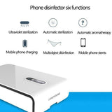 Portable UV Phone Sterilizer Box for Jewelry Cellphone Underwear Mask Toothbrush Disinfection White