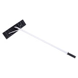 Oshion Extendable Aluminum Snow Rake, 5ft-20ft Sturdy Lightweight PP Snow Removal Tool with Wide Blade & 5-Section Tubes & TPE Anti-Skid Handle, Suitable for Clearing Roof Vehicle Snow, Wet Leaves,Dri **