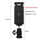 PULUZ Universal 360 Degrees Stable Hot Shoe Tripod Head for Smartphones Phones  black