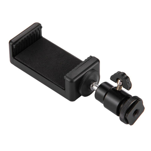 PULUZ Universal 360 Degrees Stable Hot Shoe Tripod Head for Smartphones Phones  black