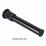 PULUZ Metal Handheld Adjustable 3/8'' Screw Tripod Mount Monopod Extension Rod for DSLR & SLR Cameras  black
