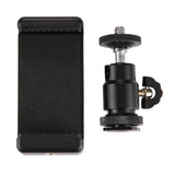 PULUZ Universal 360 Degrees Stable Hot Shoe Tripod Head for Smartphones Phones  black