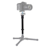 PULUZ Metal Handheld Adjustable 3/8'' Screw Tripod Mount Monopod Extension Rod for DSLR & SLR Cameras  black