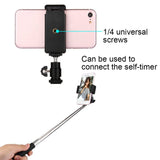 PULUZ Universal 360 Degrees Stable Hot Shoe Tripod Head for Smartphones Phones  black