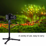 PULUZ Metal Handheld Adjustable 3/8'' Screw Tripod Mount Monopod Extension Rod for DSLR & SLR Cameras  black