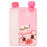 For Redmi 8/8A/5/Note 8T Mobile Phone Case Cute Cellphone Shell Soft TPU Cover with Cartoon Pig Duck Bear Kitten Lovely Pattern Rose