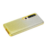 For XIAOMI CC9E/A3/10/10 PRO/K20/K20 pro Phone Case Gradient Color Glitter Powder Phone Cover with Airbag Bracket yellow