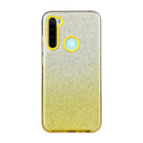 For OPPO Realme 5/Realme 5 Pro/A5 2020/A9 2020/A52/A92 Phone Case Gradient Color Glitter Powder Phone Cover with Airbag Bracket yellow