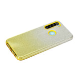 For OPPO Realme 5/Realme 5 Pro/A5 2020/A9 2020/A52/A92 Phone Case Gradient Color Glitter Powder Phone Cover with Airbag Bracket yellow