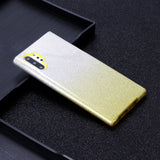 for HUAWEI P20 LITE/P30 LITE/P40 LITE/Nova6SE/Nova 7i Phone Case Gradient Color Glitter Powder Phone Cover with Airbag Bracket yellow