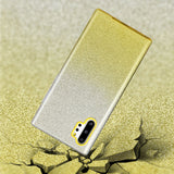 for HUAWEI P20 LITE/P30 LITE/P40 LITE/Nova6SE/Nova 7i Phone Case Gradient Color Glitter Powder Phone Cover with Airbag Bracket yellow