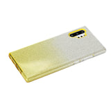 for HUAWEI P20 LITE/P30 LITE/P40 LITE/Nova6SE/Nova 7i Phone Case Gradient Color Glitter Powder Phone Cover with Airbag Bracket yellow