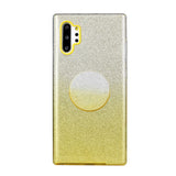 for HUAWEI P20 LITE/P30 LITE/P40 LITE/Nova6SE/Nova 7i Phone Case Gradient Color Glitter Powder Phone Cover with Airbag Bracket yellow