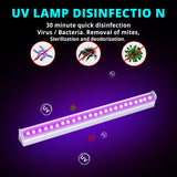 T5 30CM Ultraviolet Germicidal Light 395nm5W Tube UV Disinfection Sterilizer Lamp Tube + US plug cable
