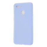 For OPPO A7/F9/F9 Pro Cellphone Cover Non-Slip Ultra Thin Silm Fit Easy Install Soft TPU Smartphone Shell Taro purple
