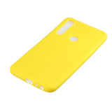 For Samsung A01/ A11/A21/A41/A51/A71/A81/A91 Mobile Phone Case Lovely Candy Color Matte TPU Anti-scratch Non-slip Protective Cover Back Case 3 yellow