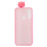 For Redmi 8/8A/5/Note 8T Mobile Phone Case Cute Cellphone Shell Soft TPU Cover with Cartoon Pig Duck Bear Kitten Lovely Pattern Rose