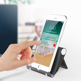Universal Adjustable Portable Desk Tablet Stand Holder for All Smart-Phone iPad Air black
