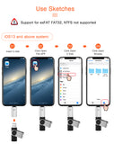 OTG adapter USB for iPhone iPad iOS 12 13 Connect MIDI Piano red