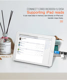 OTG adapter USB for iPhone iPad iOS 12 13 Connect MIDI Piano Silver