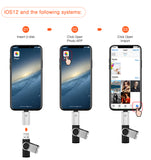 OTG adapter USB for iPhone iPad iOS 12 13 Connect MIDI Piano red